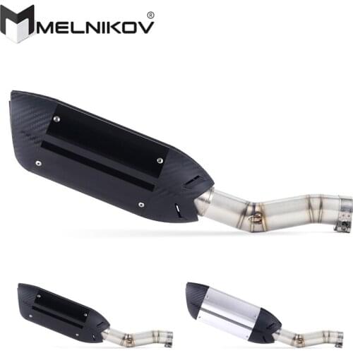 Motorcycle Exhaust Middle Slip On For Suzuki GSXR600 Gsxr700 Gsxr750 K7 GSX R700 R750 R600 GSXR 600 750 2008 To 2010 Exhaust