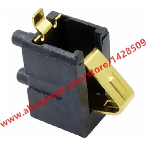10pcs 5.9mm Height Gold Plating High Elastic Copper Sheet Contact Chip Shrapnel Battery Connector With Band Fixed Point