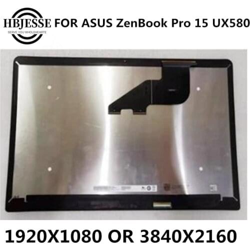 15.6''For ASUS ZenBook Pro 15 UX580 UX580G LCD SCREEN WITH TOUCH ASSEMBLY UHD B156ZAN03.1 OR FHD N156HCE-EN1