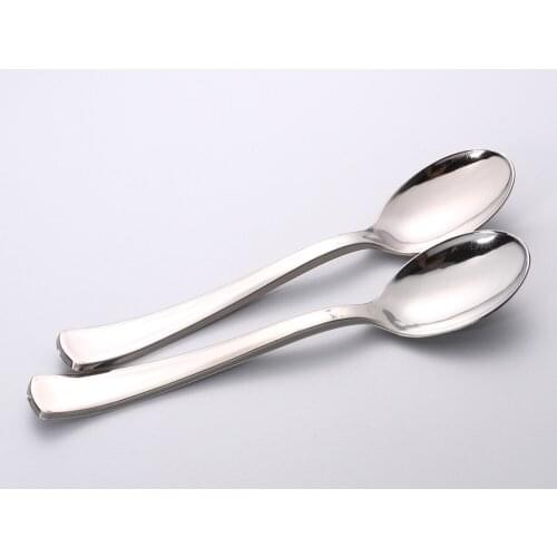 36pcs Disposable Plastic Mini Dessert Cake Spoon Ice Cream Pudding ScoopTasting Spoon For Party Banquet Wedding Supplies