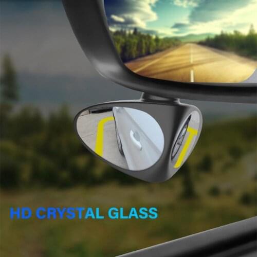 360 Degree Rotating Adhesive Wide Angle Blind Spot Auxiliary Rear View Mirror Auto Replacement Parts Car Mirror