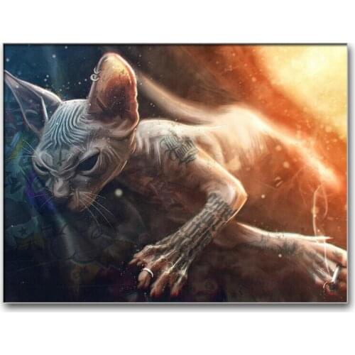 Diy diamond embroidery"Sphynx Cat pet"5D diamond painting rhinestone cross stitch digital diamond mosaic animal home decoration
