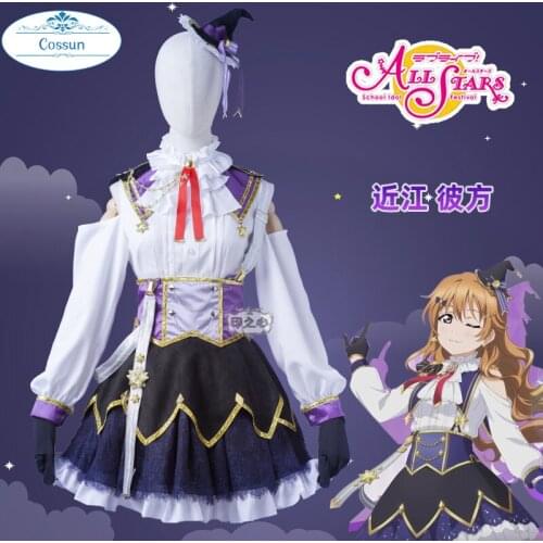 Anime Love Live! Nijigasaki High School Idol Club AKonoe Kanata Cosplay Costume Just Believe Uniform Skirt Role Play Clothing
