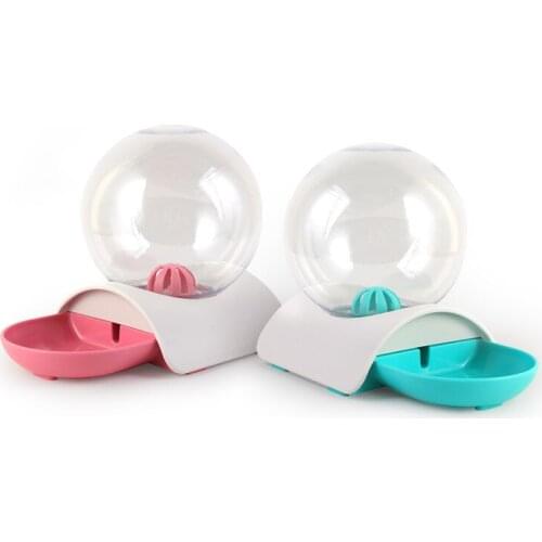 Automatic Bubble Crystal Ball Pet Water Dispenser Water Feeder Dog Cat Water Dispenser Pet Safe Non-toxic Drinking Fountain 2.8L