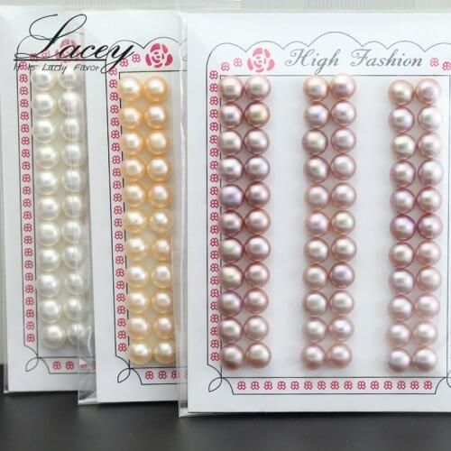 Natural Pearl Loose Beads 7-12mm,Semiround Real Pearl Beads For Jewelry Making DIY Gemstone Oysters Pearls Drop Shipping