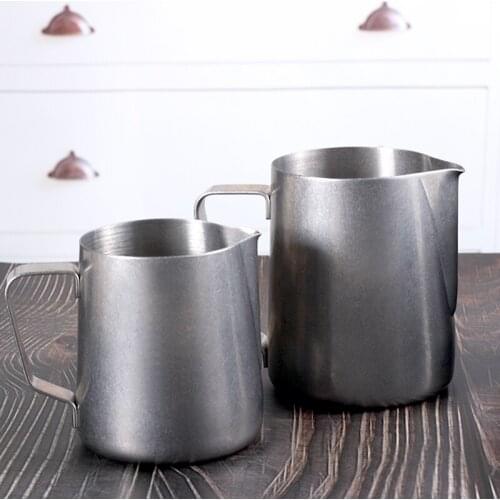 Stainless steel pointed flower cup thickening flower VAT coffee flower cup foam cup non-stick matching appliances