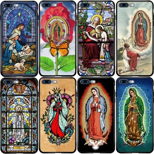 Cover Case for Samsung Note 8 9 10 20 S6 S7 S8 S9 S10 S20 FE S10E S11E Lite Plus Ultra Edge Virgin De Guadalupe Virgen Mary