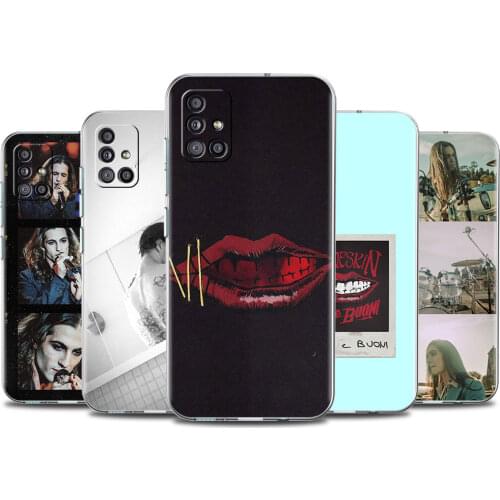 Maneskin Damiano David Case For Samsung Galaxy A51 A32 A42 A52 A71 A72 5G A21 EU A01 A02 A11 A12 A31 A41 A91 Transparent Cover