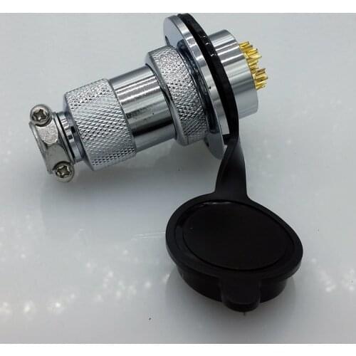 DF25 GX25 7Pins 25mm Aviation plug and socket Connector kit GX25 Socket+Plug+WaterProof Cap Aviation plug interface
