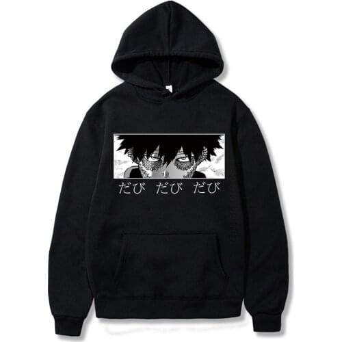 My Hero Academia Hoodies Anime Dabi Long Sleeves Daily Casual Men Fashion Designer Streetwear Hoodies Hoodie