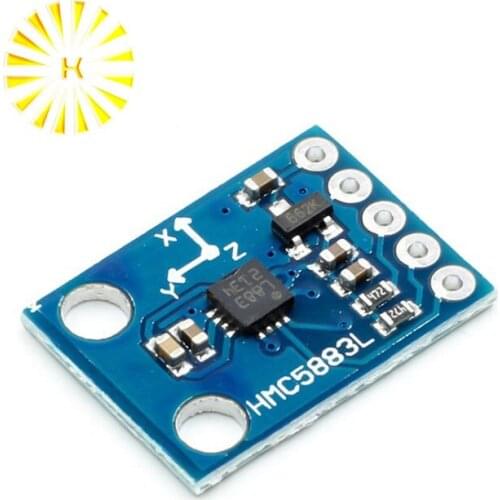 IIC/I2C GY-273 HMC5883L 3-Axis Compass Magnetometer Sensor Board Module For Arduino 3-5V Power Connector