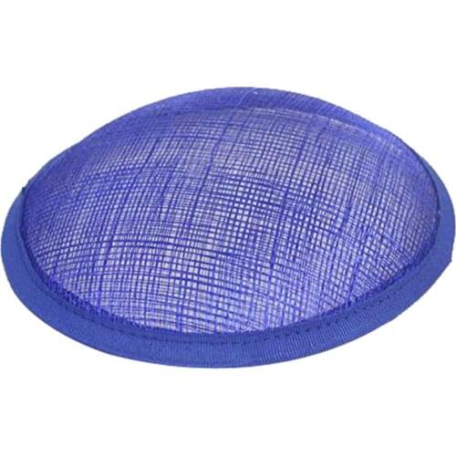 13.5cm Round Sinamay Button Pillbox Millinery Fascinator Hat Base Craft