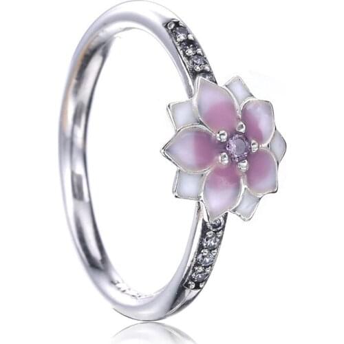 Ajax Top Selling White Rose Crystal Ring For Wedding Or Engagement Gift