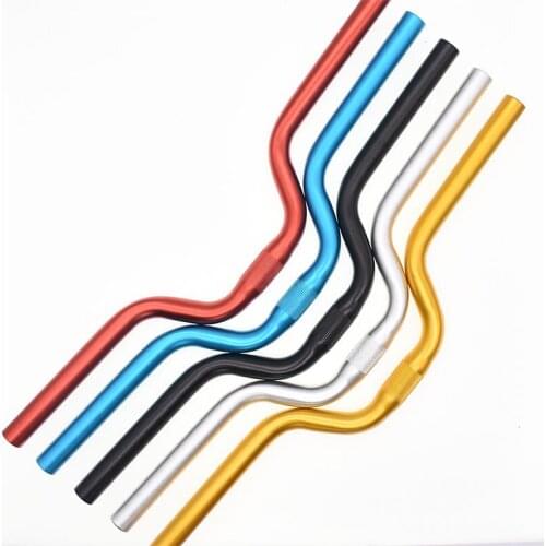 MTB Riser Bar 25.4*520mm Bicycle Handlebar Aluminum Alloy Mountain Bike riser Handlebar Road Fixie Bicycle Accessories