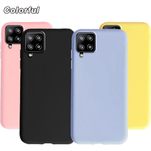 Soft Case For Samsung Galaxy F62 Case M62 A12 F12 M12 Soft Silicone Cute Candy Cover For Samsung A12 F12 F62 Phone Cases Bumper