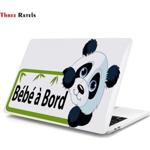 Three Ratels B296 Panda Baby On Board Sticker Baby Bebe Birth Gift Dad Waterproof Car Windows Laptop Decals