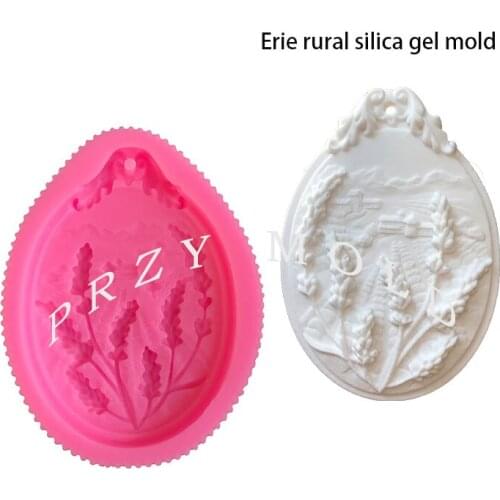 PRZY Silicone Mold Pastoral Aroma Gypsum Mold Erie Rural Silica Gel Molds Handmade Mould Silicone Rubber CIQ,FDA,LFGB,CE / EU