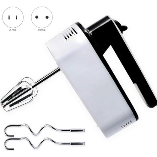 Hand Mixer Electric, 5-Speed Powerful Turbo Electric Kitchen Handheld Mixer with 4 Stainless Steel Attachments