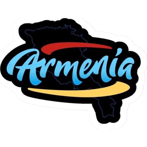 S40572# Self-adhesive Decal Armenia Car Sticker Waterproof Auto Decors on Bumper Rear Window