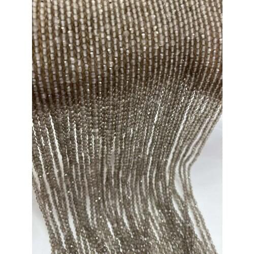 5AAAAA natural tea crystal stone face spherical 2MM/3MM/4MM