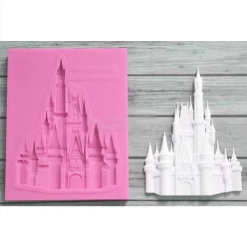 Silicone fondant mold castle church wedding christmas cake decoration mold food grade silicone molds DIY sugar craft tools