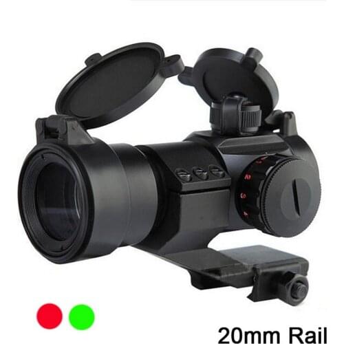 Tactical M3 Red Green Dot Sight With L Shaped Mount Airsoft Riflescope Shooting Hunting Rifle Gun For 20MM Rail Rifle Air Gun