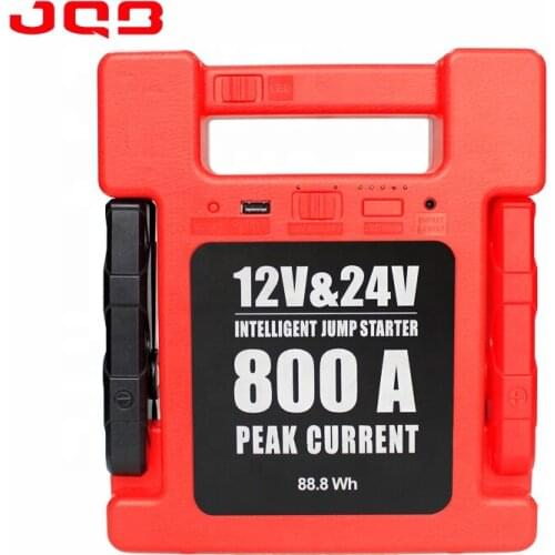 JQB Hot Sale Car Battery Jump Starter 12V 24V Car Emergency Power Supply For Car Truck Laptop Mobile Outdoors Power Bank