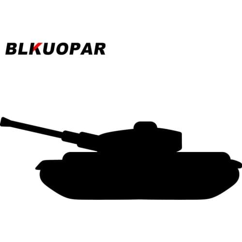 BLKUOPAR for Tank Silhouette Car Stickers Creative Decals Car Accessories Motorcycle Helmet Skateboard Waterproof DIY Goods