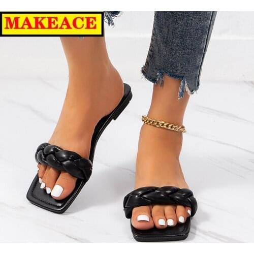 Womens Sandal 2021 Flat Outdoor Beach Sandals Open Toe Beach Shoes Casual Party Fashion Womens Shoes Summer Slipper