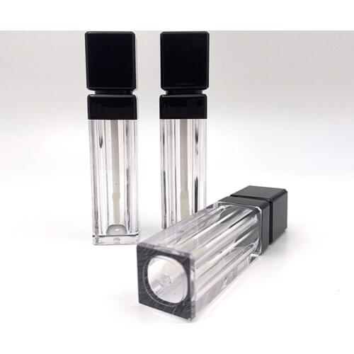 100pcs 8ml Refillable Lip Gloss Bottles with Rubber Inserts,Empty Lip Gloss Tubes Containers
