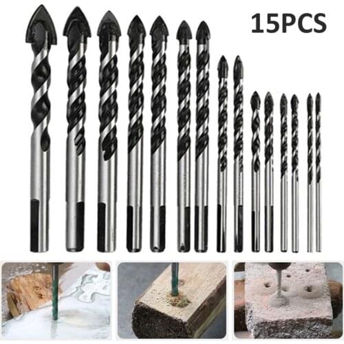 3mm-16mm Triangle Drill Bits for Ceramic Wall Tiles Glass Concrete Hole Opener Cutting Drills Wood Electric Drilling Bit