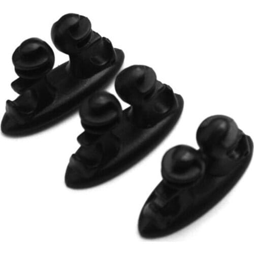 8 Pcs Car Wire Cable Holder Multifunctional Tie Clip Fixer Organizer Car Charger Line Clasp Headphone Cable Clip