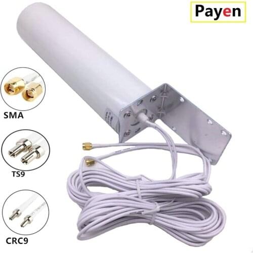 Antenna Dual 10 meters cable 3G 4G LTE Router Modem Aerial External Antenna Dual SMA TS9 CRC9 Connector