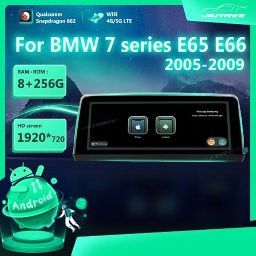 12.3 Inch 256G Android 11.0 Car Radio For BMW 7 Series E65 E66 2005-2010 GPS Navigation Multimedia Player Auto Stereo Reciver