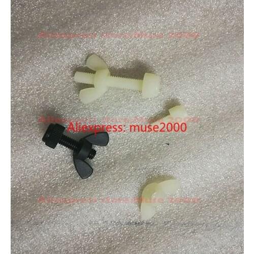 White black M8x16 20 25 mm thumb Bolt wing nut set plastic Nylon thumb screw knurled bolt slotted adjusting handle fastener