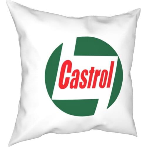 Castrol Wakefield Pillows Cases Retro Gas Gas Brand Logo 70s 80s Gift Pillows Decor cushion cover for sofa 40x40cm