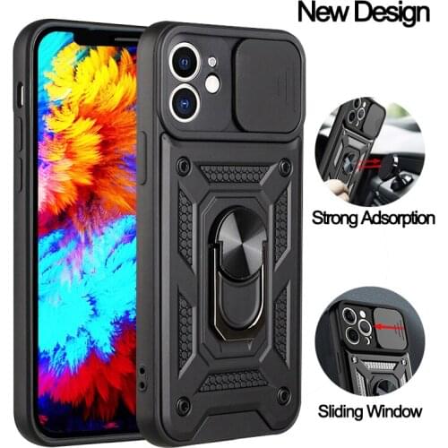 Aweful Camera Lens Protection Phone holder case For iPhone 11 Pro Max 12 8 7 6 Plus Xr X Xs Max SE 2020 Car Bracket Cover funda