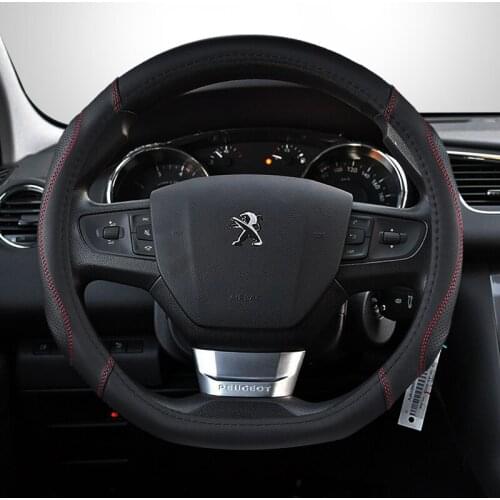 For Peugeot New 3008 408 301 307 508 308 Car interior steering wheel cover car wheel cover