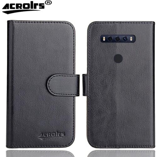 TCL 10 Plus Case 6.52" 6 Colors Flip Fashion Soft Leather Crazy Horse Exclusive Phone Cover Cases Wallet