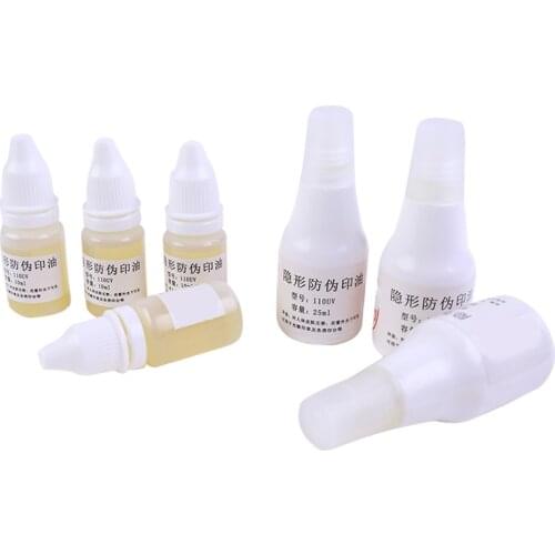 Photosensitive Flash stamp ink, invisible anti-counterfeiting ink, UV ink, fluorescent custom seal, special for confidentiality