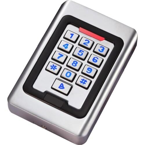 IP68 Waterproof Outdoor LED Keypad Metal 125khz Standalone Access Control