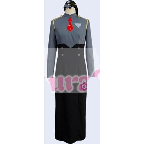 Amine DARLING in the FRANXX Nana Cosplay Costume Maneger Nana Dress Cap