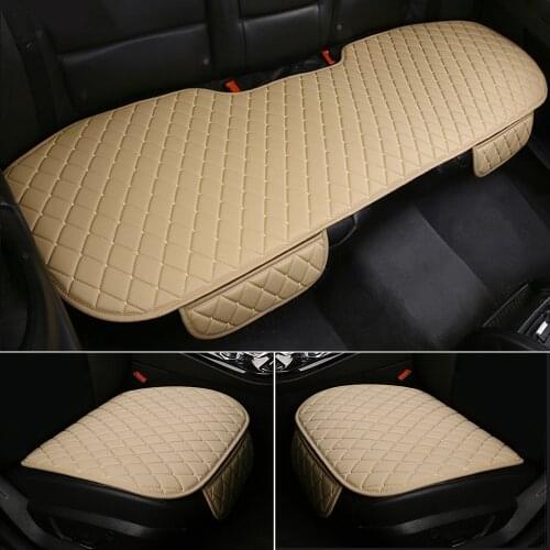 Leather Car Seat Cover For Altima Dualis Juke Frontier Fuga Leaf Bluebird Rogue Navara NP300 Car Cushion Cover Protector