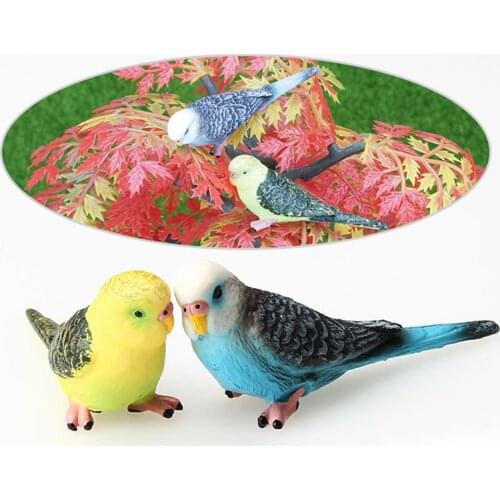 Creative Artificial Forest Parrot Bird Mini Animal Model Garden Lawn Yard Micro Landscape Ornament Garden Decoration