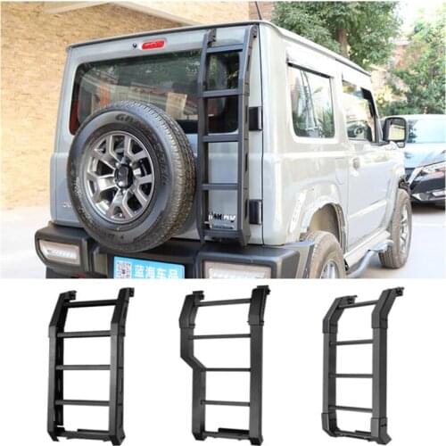 NEW High quality aluminum alloy tail ladder back door ladder For Suzuki Jimny JB74 2019 2020 2021