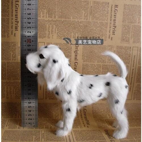 Simulation Dalmatian dog model,polyethylene&fur standing spotted dog 20x8x18cm handicraft toy home decoration Xmas gift b3832
