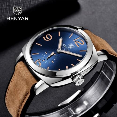 BENYAR Design 2021 New Top Fashion Casual Men Luxury Automatic Mechanical Watch Multifunctional Waterproof 45mm Large Dial Watch