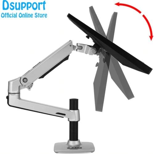 Desktop Mechanical Spring Full Motion 17-32inch Monitor Holder Mount Arm High Quality Aluminum Monitor Support Max.Loading 10kgs