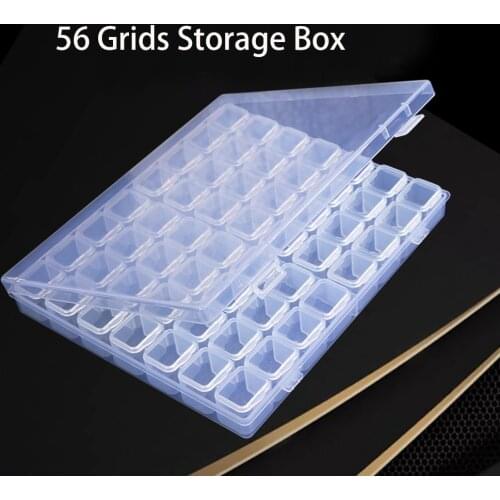 New Hot Sale 28/56 Grids Diamond Embroidery Accessories Diamond Art Painting Cross Stitch Storage Box Tools Pens for DIY Craft