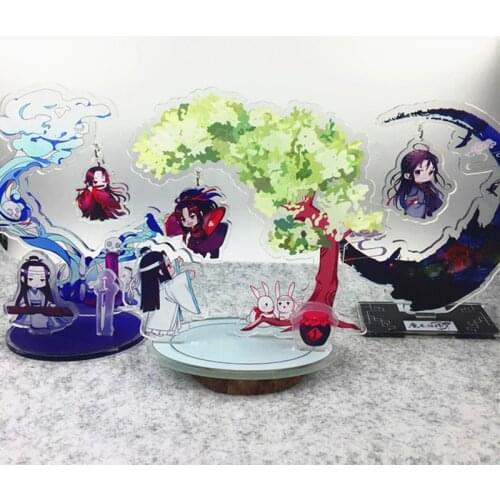 2019 New Anime Mo Dao Zu Shi Acrylic Stands Wei Wuxian Lan Wangji Figure Model Plate Holder Anime Around Fans Gift